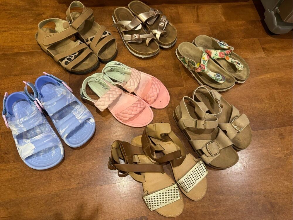 Girls massive sandal bundle size 1